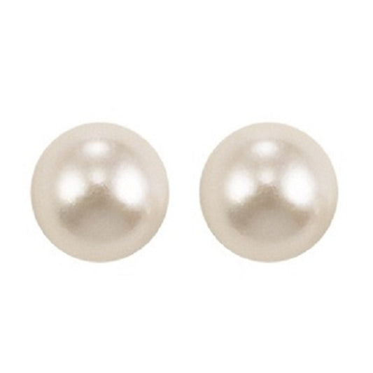 14K Pearl Studs 4.5 mm ""AAA""