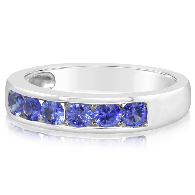 14K White Gold Sapphire Ring