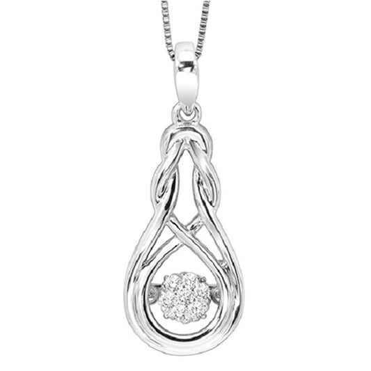 Silver Diamond ROL Pendant