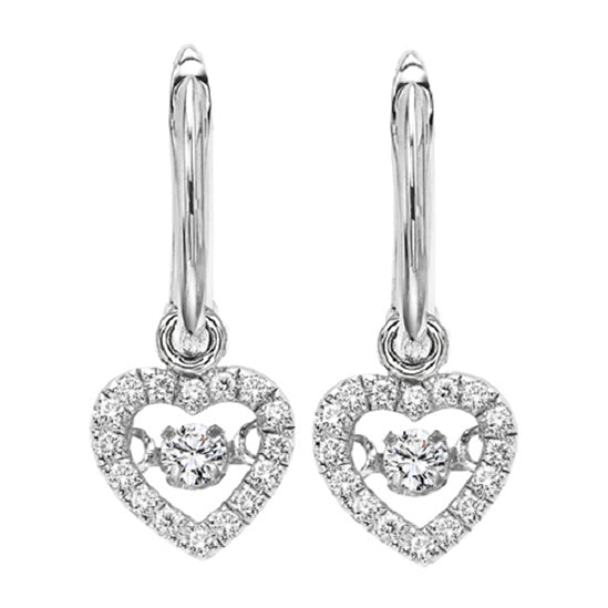 10K Diamond ROL Earrings 1/5 ctw