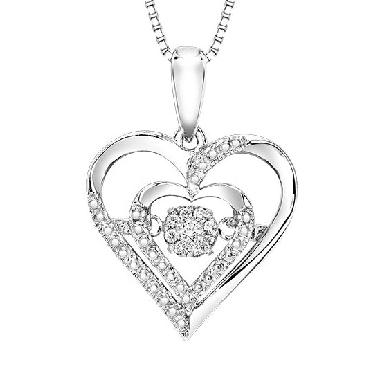 Silver Diamond ROL Pendant