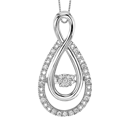 Gold & Silver Diamond ROL Pendant