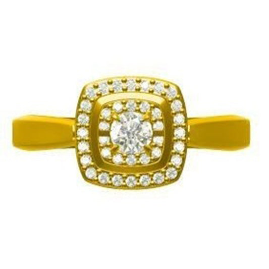 14K Diamond Rhythm Of Love Ring 1/5 ctw