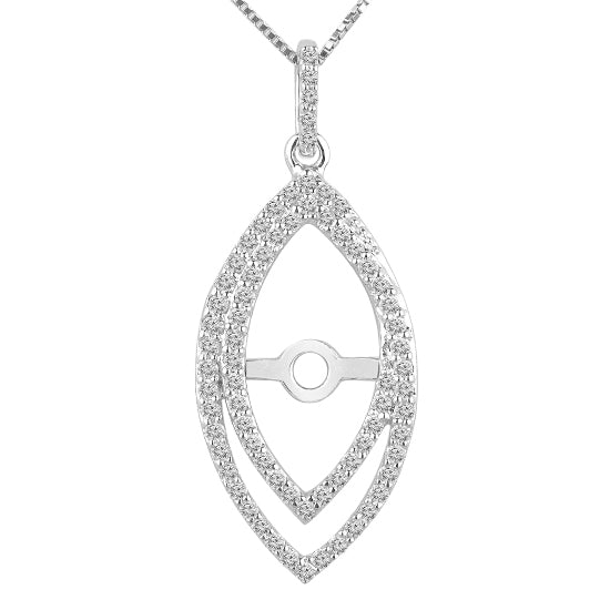 14K Diamond Rhythm Of Love Pendant