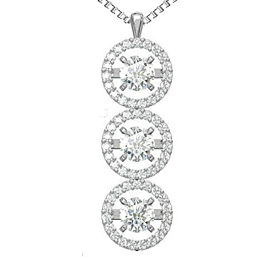 14K Diamond Rhythm Of Love Pendant