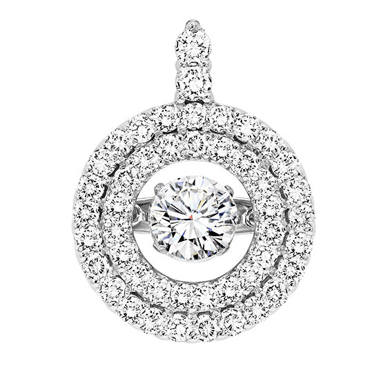 14K Diamond Rhythm Of Love Pendant