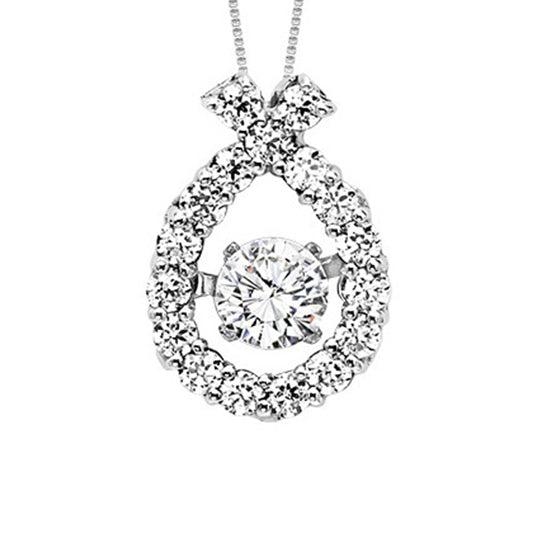 14K Diamond Rhythm Of Love Pendant