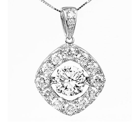 14K Diamond Rhythm Of Love Pendant