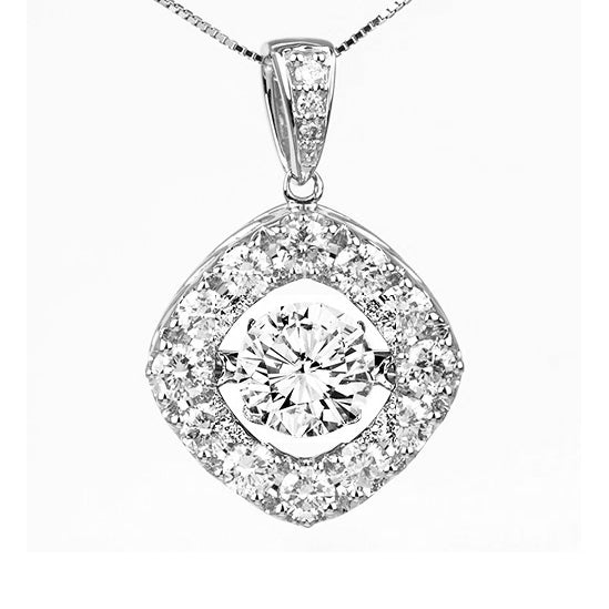 14K Diamond Rhythm Of Love Pendant