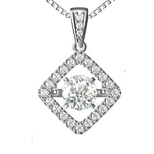 14K Diamond Rhythm Of Love Pendant