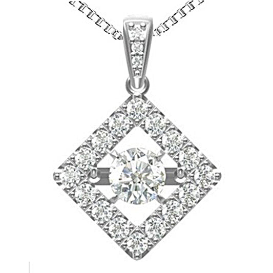 14K Diamond Rhythm Of Love Pendant