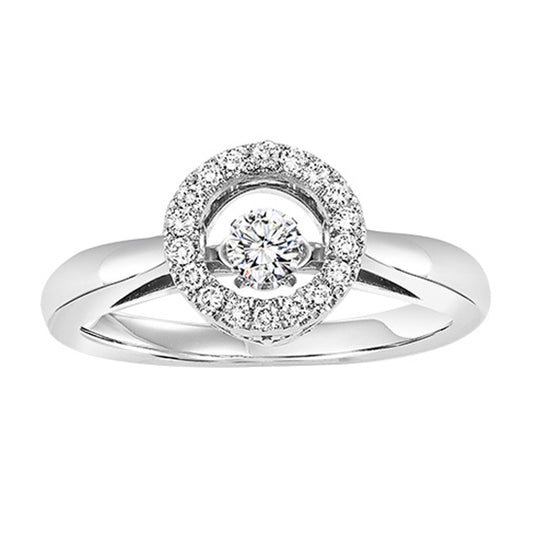 Gold Diamond ROL Ring 1/4 ctw