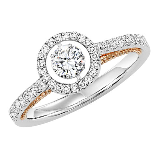 14K Diamond Rhythm Of Love Ring