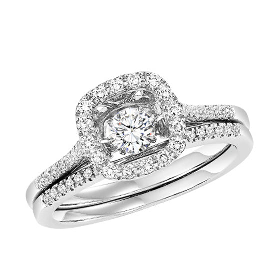 14K Diamond Rhythm Of Love Ring