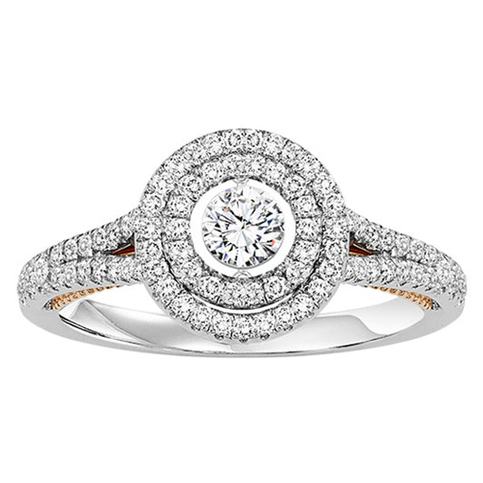 14K Diamond Rhythm Of Love Ring