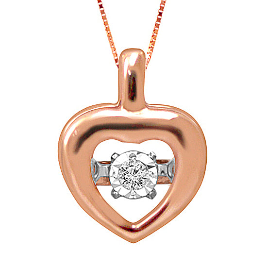 Gold Diamond ROL Pendant