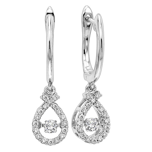 14K Diamond ROL Earrings 1/2 ctw