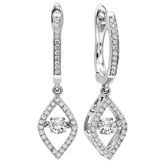 14K Diamond ROL Earrings 1/2 ctw