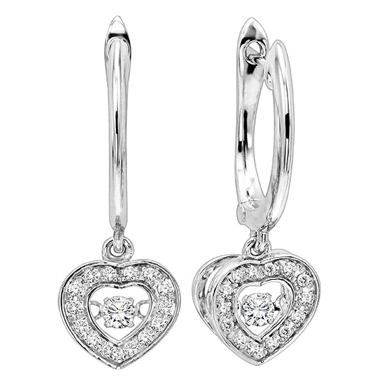 14K Diamond ROL Earrings 1/4 ctw