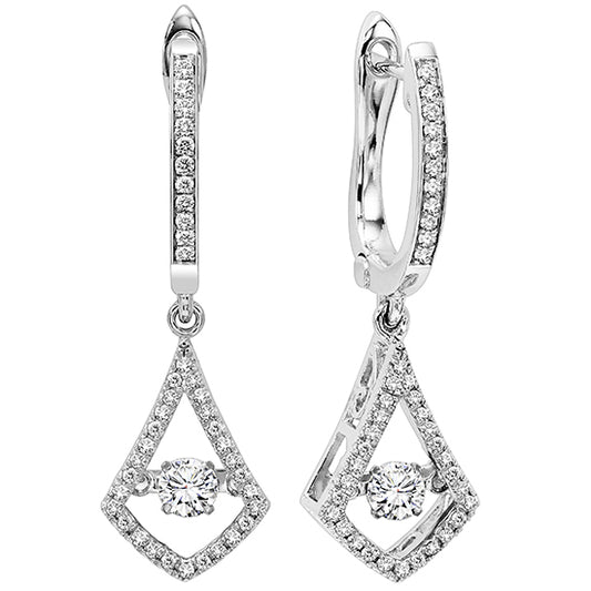 14K Diamond ROL Earrings 1/2 ctw