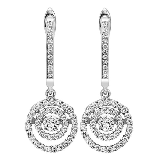 14K Diamond ROL Earrings 1/2 ctw