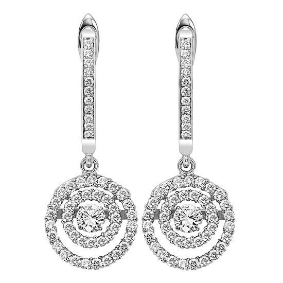 14K Diamond ROL Earrings 1/2 ctw