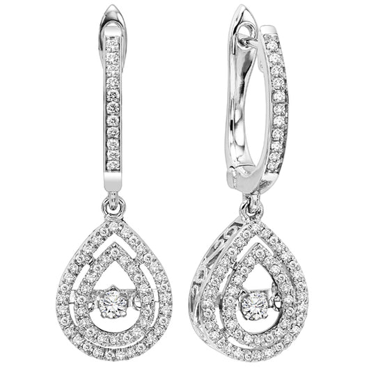 14K Diamond ROL Earrings 1/2 ctw