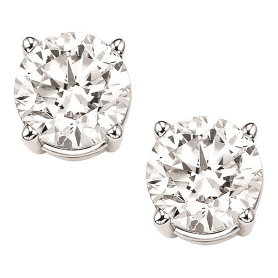 14K Diamond Studs 1 ctw