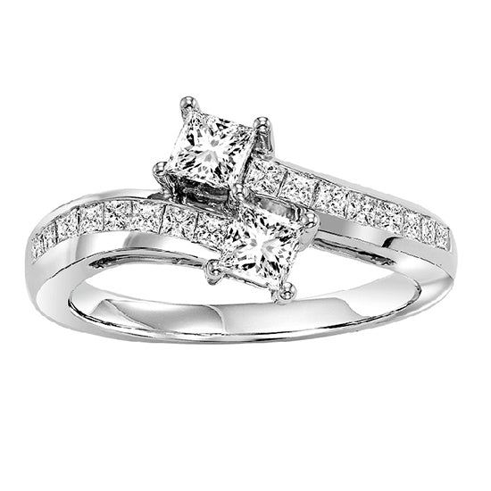 14K Diamond Ring 1 ctw