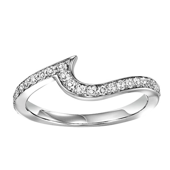 14K Diamond 3/8 ctw Matching Band to Match 2 ctw Ring