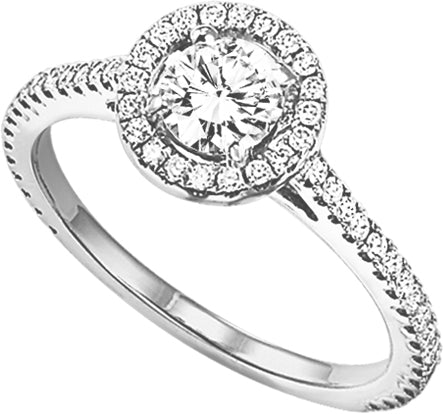 14K Diamond 1/3 ctw Engagement Ring