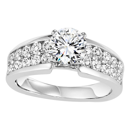 14K Diamond 1 ctw Engagement Ring