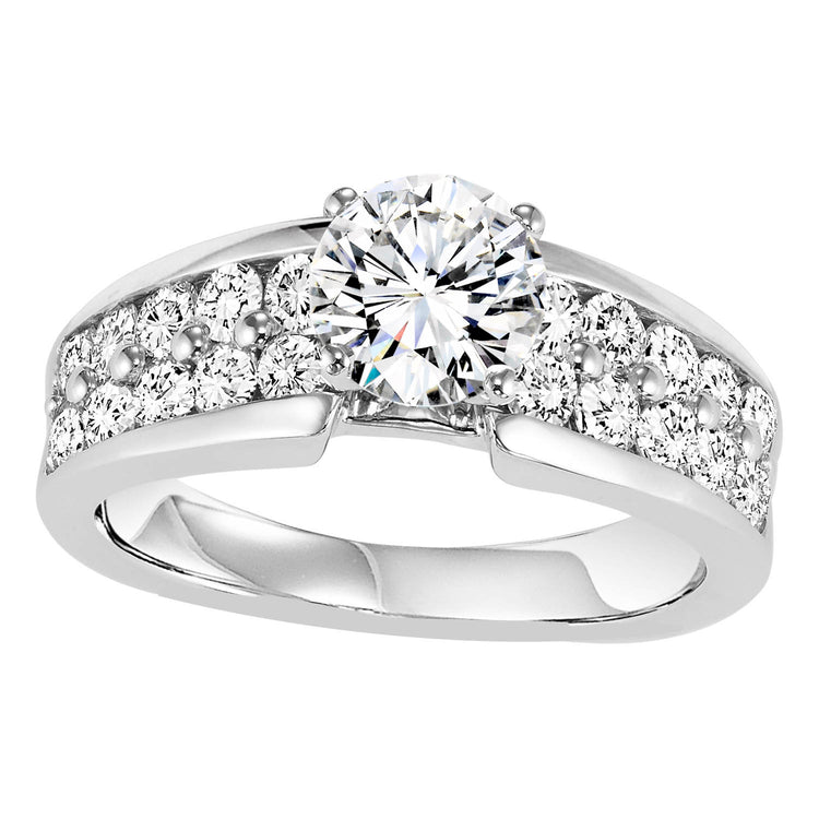 14K Diamond 1 ctw Engagement Ring