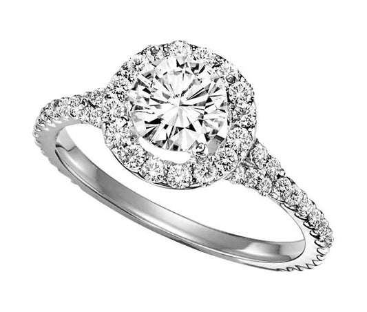 14K Diamond 1/2 ctw Engagement Ring