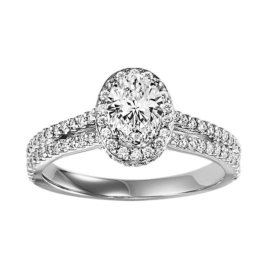 14K Diamond 1/2 ctw Engagement Ring