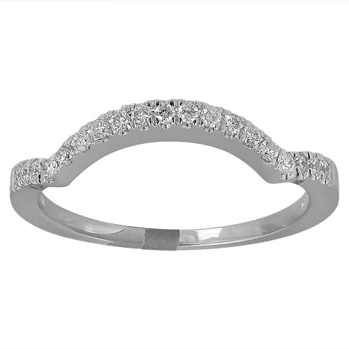 14K Diamond 1/5 ctw Matching Band