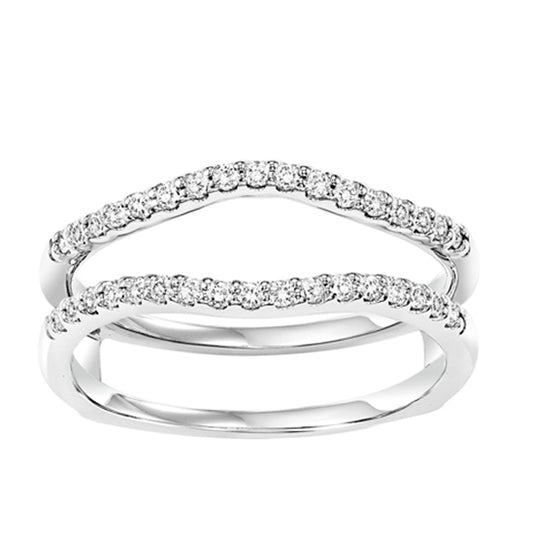 14K Diamond Insert Ring 1/3 ctw