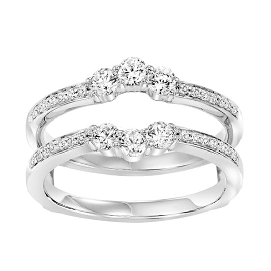 14K Diamond Insert Ring 5/8 ctw