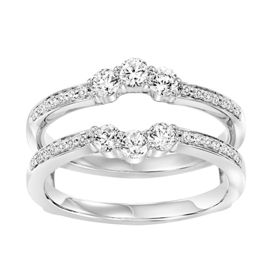 14K Diamond Insert Ring 5/8 ctw