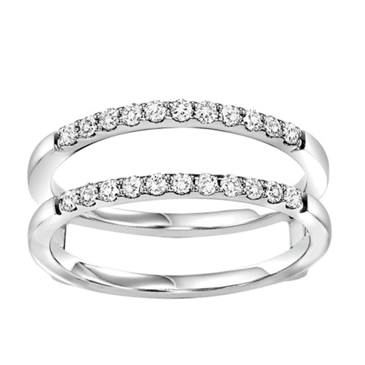 14K Diamond Insert Ring 1/3 ctw