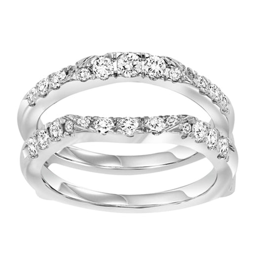 14K Diamond Insert Ring 3/4 ctw