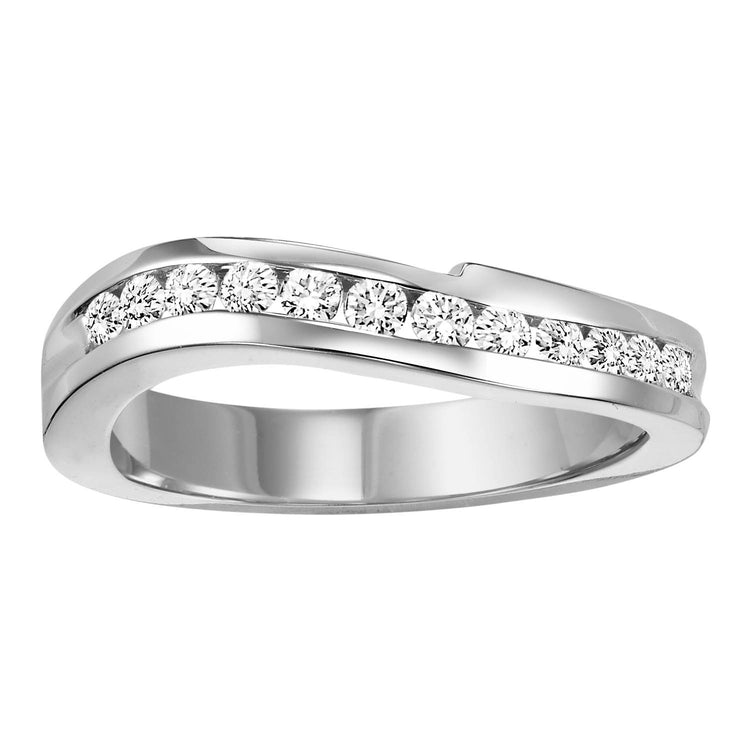 14K Diamond 1/3 ctw Matching Band