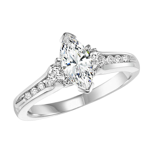 14K Diamond 1/3 ctw Engagement Ring