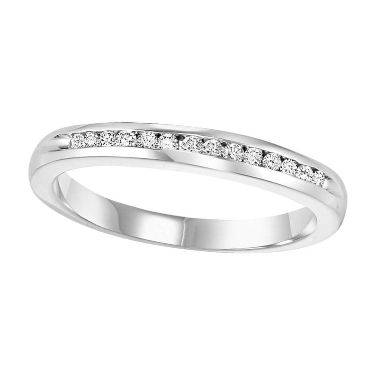 14K Diamond 1/7 ctw Matching Band