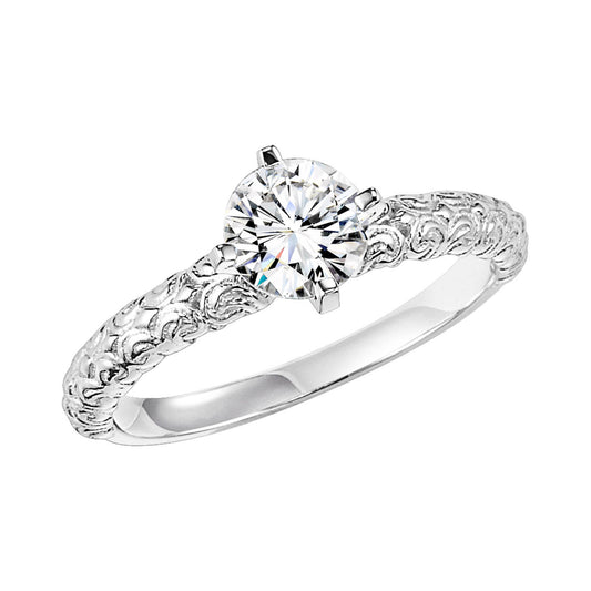 14K Diamond Engagement Ring