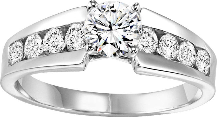 14K Diamond 1/2 ctw Engagement Ring