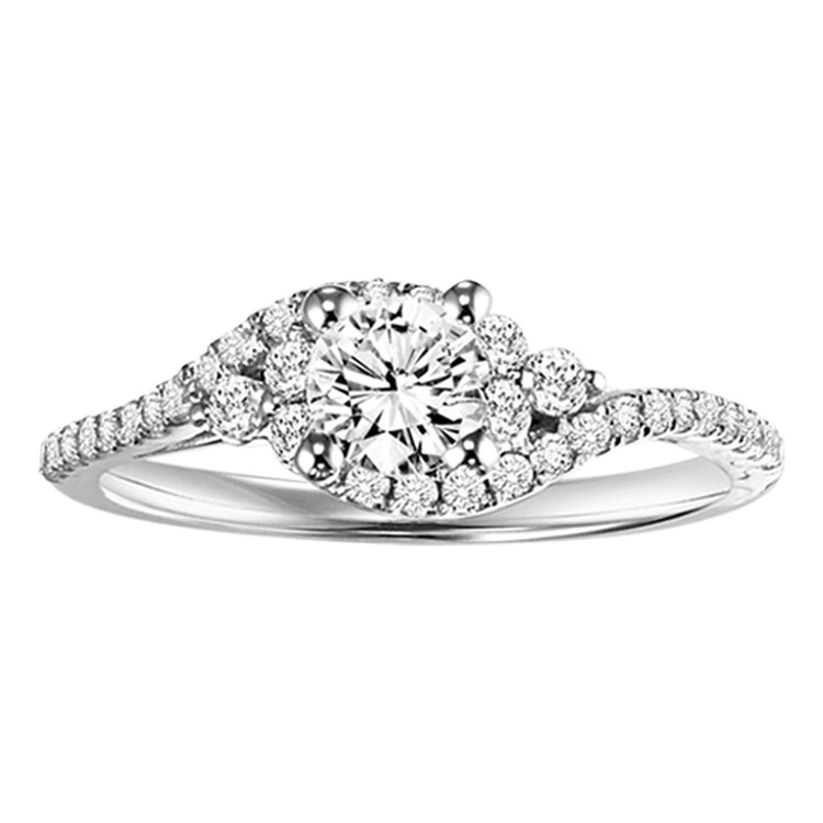 14K Diamond 1/3 ctw Engagement Ring