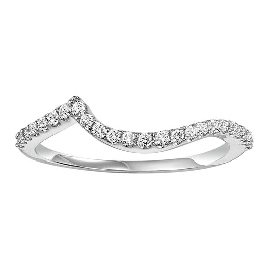 14K Diamond 1/5 ctw Matching Band