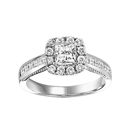 14K Diamond 1/2 ctw Engagement Ring