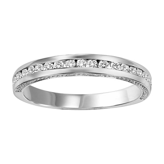 14K Diamond 1/3 ctw Matching Band